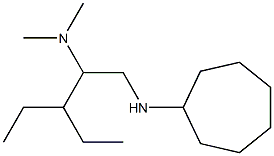 [1-(cycloheptylamino)-3-ethylpentan-2-yl]dimethylamine|