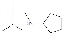 [1-(cyclopentylamino)-2-methylpropan-2-yl]dimethylamine Structure