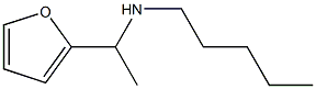 [1-(furan-2-yl)ethyl](pentyl)amine Structure