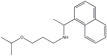 [1-(naphthalen-1-yl)ethyl][3-(propan-2-yloxy)propyl]amine Structure