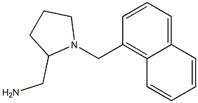 [1-(naphthalen-1-ylmethyl)pyrrolidin-2-yl]methanamine Structure