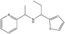 [1-(pyridin-2-yl)ethyl][1-(thiophen-2-yl)propyl]amine 结构式