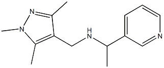 [1-(pyridin-3-yl)ethyl][(1,3,5-trimethyl-1H-pyrazol-4-yl)methyl]amine