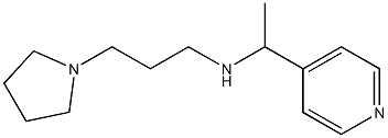 [1-(pyridin-4-yl)ethyl][3-(pyrrolidin-1-yl)propyl]amine 化学構造式