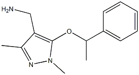  [1,3-dimethyl-5-(1-phenylethoxy)-1H-pyrazol-4-yl]methanamine