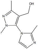 [1,3-dimethyl-5-(2-methyl-1H-imidazol-1-yl)-1H-pyrazol-4-yl]methanol