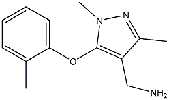 [1,3-dimethyl-5-(2-methylphenoxy)-1H-pyrazol-4-yl]methanamine