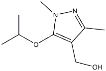 [1,3-dimethyl-5-(propan-2-yloxy)-1H-pyrazol-4-yl]methanol 结构式