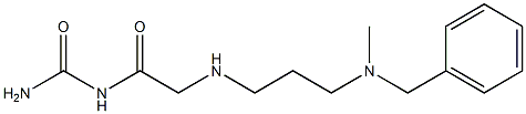 [2-({3-[benzyl(methyl)amino]propyl}amino)acetyl]urea|