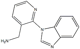 [2-(1H-benzimidazol-1-yl)pyridin-3-yl]methylamine Structure