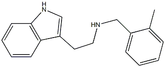 [2-(1H-indol-3-yl)ethyl][(2-methylphenyl)methyl]amine 化学構造式