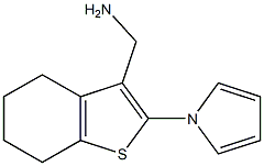 [2-(1H-pyrrol-1-yl)-4,5,6,7-tetrahydro-1-benzothien-3-yl]methylamine Struktur