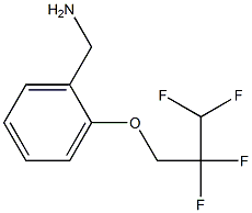 [2-(2,2,3,3-tetrafluoropropoxy)phenyl]methanamine Structure