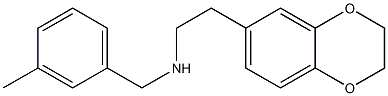 [2-(2,3-dihydro-1,4-benzodioxin-6-yl)ethyl][(3-methylphenyl)methyl]amine