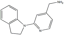  [2-(2,3-dihydro-1H-indol-1-yl)pyridin-4-yl]methylamine