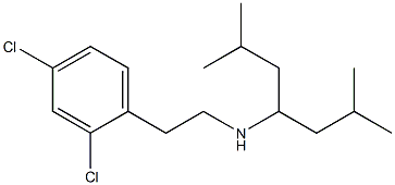 [2-(2,4-dichlorophenyl)ethyl](2,6-dimethylheptan-4-yl)amine Struktur