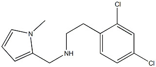 [2-(2,4-dichlorophenyl)ethyl][(1-methyl-1H-pyrrol-2-yl)methyl]amine Struktur