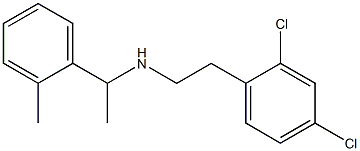 [2-(2,4-dichlorophenyl)ethyl][1-(2-methylphenyl)ethyl]amine Structure