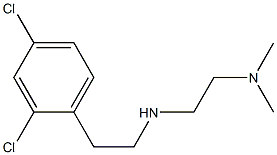 [2-(2,4-dichlorophenyl)ethyl][2-(dimethylamino)ethyl]amine Structure