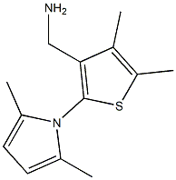 [2-(2,5-dimethyl-1H-pyrrol-1-yl)-4,5-dimethylthien-3-yl]methylamine,,结构式