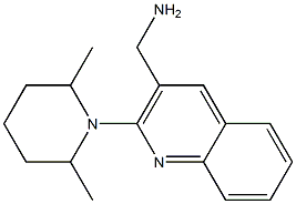 [2-(2,6-dimethylpiperidin-1-yl)quinolin-3-yl]methanamine
