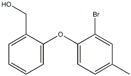 [2-(2-bromo-4-methylphenoxy)phenyl]methanol Struktur