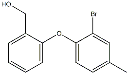 [2-(2-bromo-4-methylphenoxy)phenyl]methanol Structure