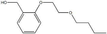 [2-(2-butoxyethoxy)phenyl]methanol Structure