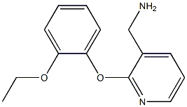 [2-(2-ethoxyphenoxy)pyridin-3-yl]methylamine Struktur