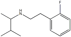 [2-(2-fluorophenyl)ethyl](3-methylbutan-2-yl)amine Structure