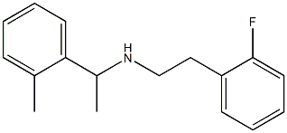 [2-(2-fluorophenyl)ethyl][1-(2-methylphenyl)ethyl]amine Structure