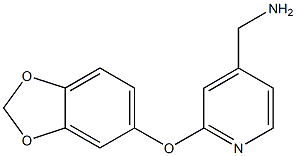 [2-(2H-1,3-benzodioxol-5-yloxy)pyridin-4-yl]methanamine|