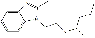 [2-(2-methyl-1H-1,3-benzodiazol-1-yl)ethyl](pentan-2-yl)amine 结构式