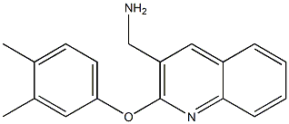 [2-(3,4-dimethylphenoxy)quinolin-3-yl]methanamine