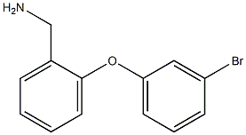 [2-(3-bromophenoxy)phenyl]methanamine,,结构式