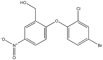 [2-(4-bromo-2-chlorophenoxy)-5-nitrophenyl]methanol|