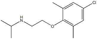 [2-(4-chloro-2,6-dimethylphenoxy)ethyl](propan-2-yl)amine Structure