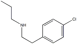 [2-(4-chlorophenyl)ethyl](propyl)amine,,结构式
