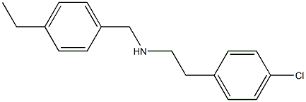 [2-(4-chlorophenyl)ethyl][(4-ethylphenyl)methyl]amine|