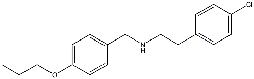  [2-(4-chlorophenyl)ethyl][(4-propoxyphenyl)methyl]amine