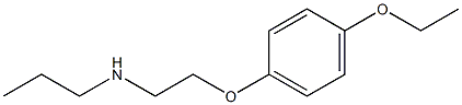 [2-(4-ethoxyphenoxy)ethyl](propyl)amine Structure