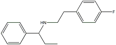 [2-(4-fluorophenyl)ethyl](1-phenylpropyl)amine Structure