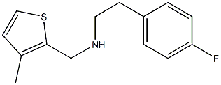 [2-(4-fluorophenyl)ethyl][(3-methylthiophen-2-yl)methyl]amine Structure