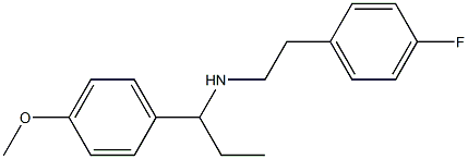  [2-(4-fluorophenyl)ethyl][1-(4-methoxyphenyl)propyl]amine