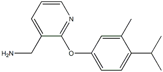 [2-(4-isopropyl-3-methylphenoxy)pyridin-3-yl]methylamine