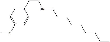[2-(4-methoxyphenyl)ethyl](nonyl)amine 化学構造式