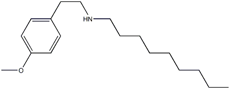 [2-(4-methoxyphenyl)ethyl](nonyl)amine,,结构式