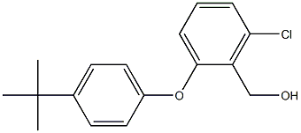 [2-(4-tert-butylphenoxy)-6-chlorophenyl]methanol Structure