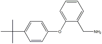 [2-(4-tert-butylphenoxy)phenyl]methanamine,,结构式