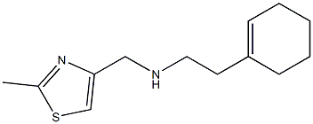 [2-(cyclohex-1-en-1-yl)ethyl][(2-methyl-1,3-thiazol-4-yl)methyl]amine Structure